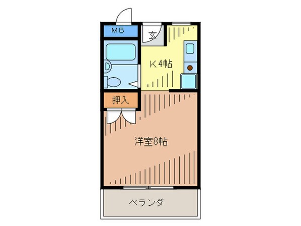 天神リバ－サイドマンションの物件間取画像